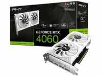 PNY GeForce RTX™ 4060 8GB XLR8 Gaming Verto Dual Fan OC White Edition...