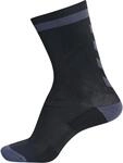 hummel Elite Indoor Low Socken, Schwarz/Asphalt, 27/30