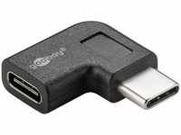 Goobay 45402 USB C Adapter USB C Winkelstecker 90 Grad für USB Kabel...
