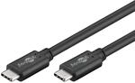Goobay 66508 USB C auf USB C 3.2 Gen 1 Schnellladekabel 60W - 20V - 3A / Handykabel 5