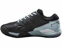 Wilson Damen Rush Pro Ace Clay Sneaker, Black/Sterling Blue/White, 35 EU