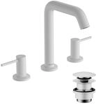 hansgrohe Tecturis S - 3-Loch Waschtischarmatur mit Push-Open Ablauf,...