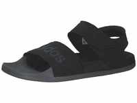 adidas Unisex Adilette Slide Sandal, Core Black/Grey/Core Black, 37 EU