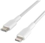 Belkin geflochtenes USB-C-/Lightning-Kabel (iPhone-Kabel zum Schnellladen f&uuml;r...