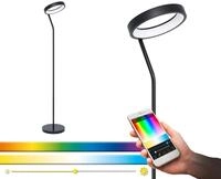 EGLO connect LED Stehlampe Marghera-C, 1 flammige Stehleuchte aus Stahl und