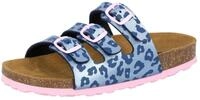 Lico Jungen Bioline Kids 3-schnaller Pantoletten, Blau Rosa, 39 EU