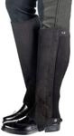 SPORTS EQUIPMENT HKM Reitletten aus Mikrofaser, Wildlederimitat, schwarz, 6