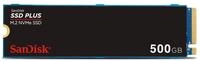 SanDisk SSD PLUS M.2 NVMe SSD 500 GB (M.2 2280, PCIe Gen 3.0, einfache Installation,