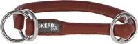 Kerbl Pet Rundleder-Halsband Roma mit Stopper 50cm, 8mm, Cognac