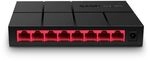 Mercusys MS108G 8-Ports Gigabit Netzwerk Switch, LAN Switch Ethernet Splitter,