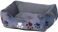 Nobby Komfortbett eckig Classic Lissi dunkelgrau 60 x 50 x 18 cm