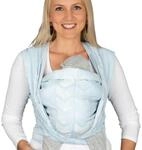 Hoppediz Babytragetuch gewebt ab Geburt, ergonomisches Tragetuch f&uuml;r Neugeborene und
