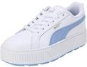PUMA Damen Karmen L Turnschuhe, Puma White Blissful Blue, 42.5 EU