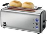 Unold 38915 Doppel-Langschlitztoaster - 4-Scheiben- Toaster, Edelstahl, 4...