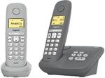 Gigaset A280A Duo - 2 DECT-Schnurlostelefone mit Anrufbeantworter f&uuml;r beste