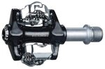 EXUSTAR Pedali E-PM215 MTB in Alluminio Nero - Perno in CR-Mo