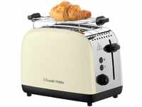 Russell Hobbs Toaster [für 2 Scheiben] Colours Plus Edelstahl Creme (extra...
