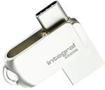 Integral 256GB 360-Dual USB 3.2 Gen 1 Typ A & USB-C Flash-Laufwerk - 5Gbps