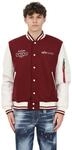 Alpha Industries Varsity Air Force Jacket Collegejacke f&uuml;r Herren Burgundy