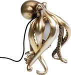 Kare Design Tischleuchte Animal Octopus, Gold, 34x22x26 cm, Tischlampe,
