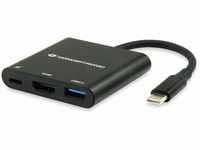 Conceptronic DONN01B USB-C-zu-HDMI-Adapter, Schwarz