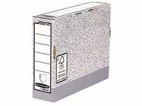 Bankers Box System Archivschachtel, A4, 10 Stück 80mm grau