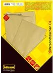 Idena 10234 - Versandtaschen DIN C4, 10 St&uuml;ck haftklebend, Briefumschl&auml;ge ohne