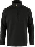 Fj&auml;llr&auml;ven Herren &Ouml;vik Fleece Half Zip Sweatshirt, Black, L