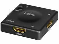 LogiLink HDMI-Switch, 3x1-Port, 1080p/60 Hz, Mini