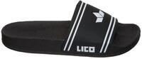 Lico Unisex Coast Badeschuhe, Schwarz Wei&szlig;, 36 EU