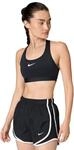 Nike Damen Swoosh SPT T-Shirt, Schwarz/Wei&szlig;, XL