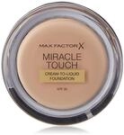 Max Factor Miracle Touch Foundation, verbesserte Formel, LSF 30 und Hyalurons&auml;ure,