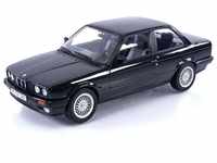 Norev 183203 BMW 325i 1988 Black metallic 1:18 Miniatur, Mehrfarbig, 1/18e