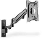 DIGITUS Universal Monitor-Wandhalterung mit Gasdruckfeder und Schwenkarm Schwarz