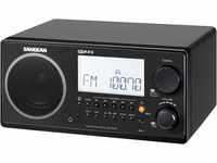 Sangean WR-2 Desktop-Radio (UKW/MW-Tuner, 7 W-Lautsprecher, Gleichstrombetrieb,