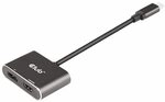 Club 3D MST Hub USB3.2 Gen2 Typ-C(DP&trade; Alt-Mode) auf DisplayPort&trade; + HDMI&trade; 4K60Hz