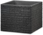 Scheurich Muretto 40, Pflanzgef&auml;&szlig;/Blumentopf/Pflanzk&uuml;bel, viereckig, Farbe: Stony
