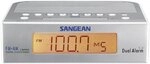 Sangean RCR-5 Uhrenradio (UKW/MW Tuner, LCD) Silber, Atomic 05