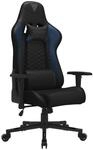 SENSE7 Gamingstuhl ergonomisch Neigungswinkel Schwarz-Blau Rahmen 43-52 cm 