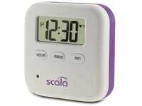 scala Pillenbox Timer 4 Fach, 5 Alarmzeiten weiß