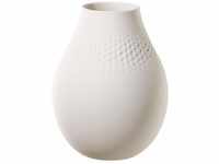 Villeroy und Boch Collier Blanc Vase Perle No. 2, Hoch 16 x 16 x 20 cm, Premium