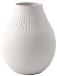 Villeroy & Boch - Manufacture Collier Vase 20cm Wei&szlig;, Blumenvase Modern, Deko...