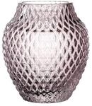 Leonardo Poesia Tisch-Vase, handgefertigte Deko-Vase in Rosa, bauchige...