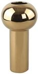 Cooee Design Pillar-Vase aus Keramik in der Farbe Gold Handgefertigt, Ma&szlig;e: 17cm x