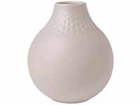 Villeroy & Boch - Manufacture Collier sand, kleine Vase Perle, 12 cm, Premium