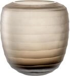 Leonardo Bellagio Blumenvase - Farbige Vase aus hochwertigem Glas mit Relief...