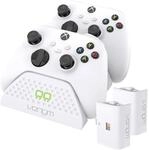Venom Twin-Ladestation mit 2 x wiederaufladbaren Akkupacks &ndash; Wei&szlig; (Xbox Series X &