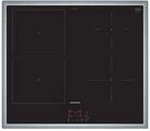 Siemens EM645CSB6E iQ500, Induktionskochfeld, 60 cm, herdgesteuert, Schwarz, Mit