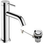 hansgrohe Tecturis S - Waschtischarmatur mit Zugstange, Wasserhahn Bad mit...
