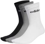 adidas Unisex Linear Crew Cushioned Socken, 3 Paar